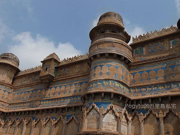 印度。Gwalior城堡