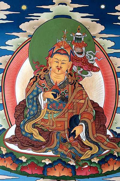 不丹蓮師財神唐卡 不丹蓮師財神唐卡