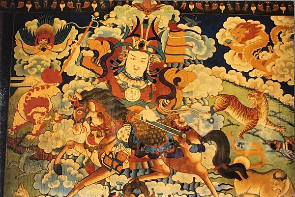 楚布寺的格薩爾王壁畫.jpg 楚布寺的格薩爾王壁畫.jpg