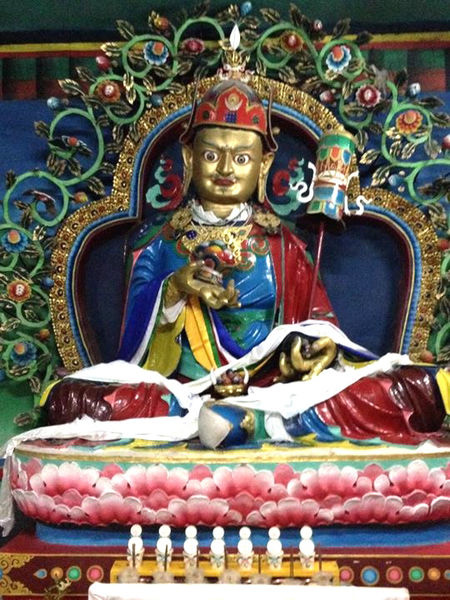 頂果法王寺院中的蓮師財神.jpg 頂果法王寺院中的蓮師財神.jpg