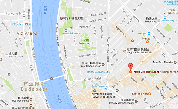 Trofea Grill Restaurant map.png