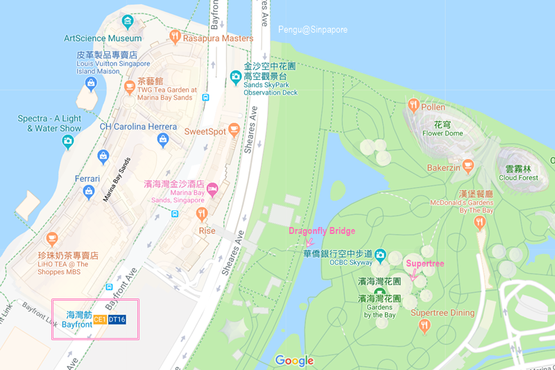 濱海灣花園地圖1