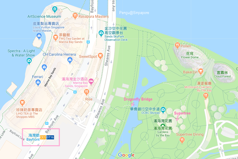 濱海灣花園地圖1 濱海灣花園地圖1