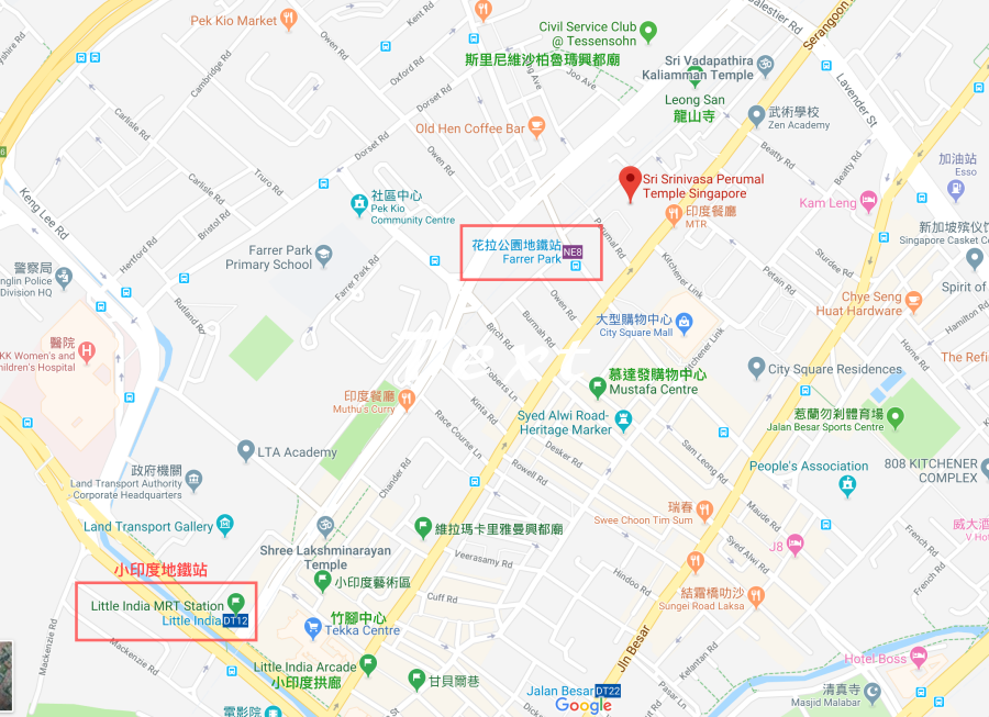 小印度區地圖