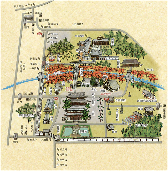 東福寺地圖