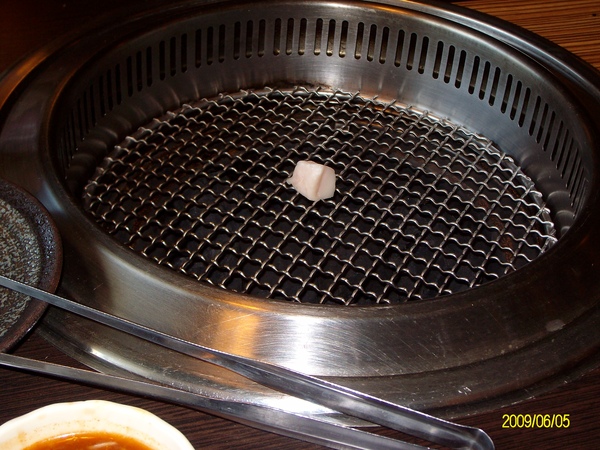 等待肉的.烤網+豬油