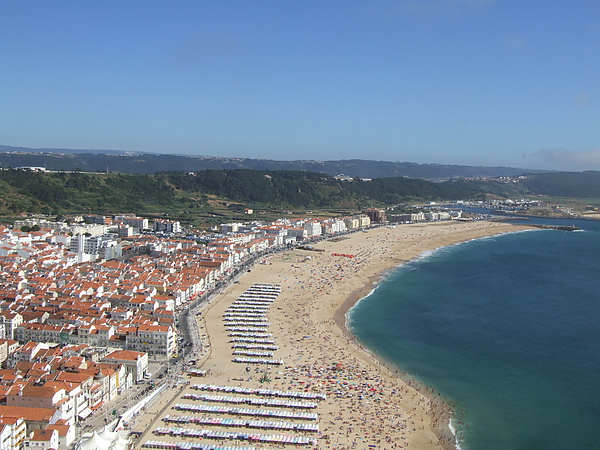 沙灘，陽光，Nazaré