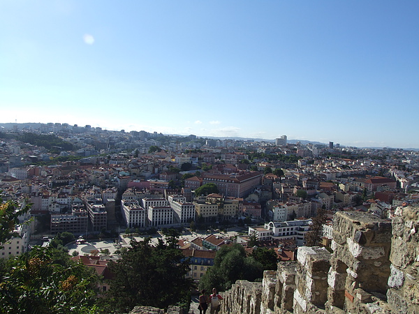 Castelo de São Jorge 聖喬治城堡 遠眺里斯本城