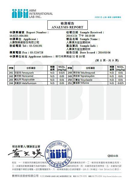 淨暢元素農藥檢測7