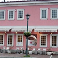 很可愛的粉紅色咖啡館