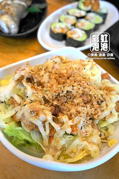 98.樂屋日本料理-日式豬排沙拉.jpg