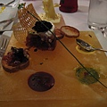 DBD Parfait of yellowfin and yellowtunatartates with sturgeon caviar  