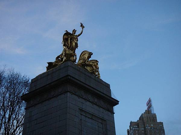 中央公園的雕像