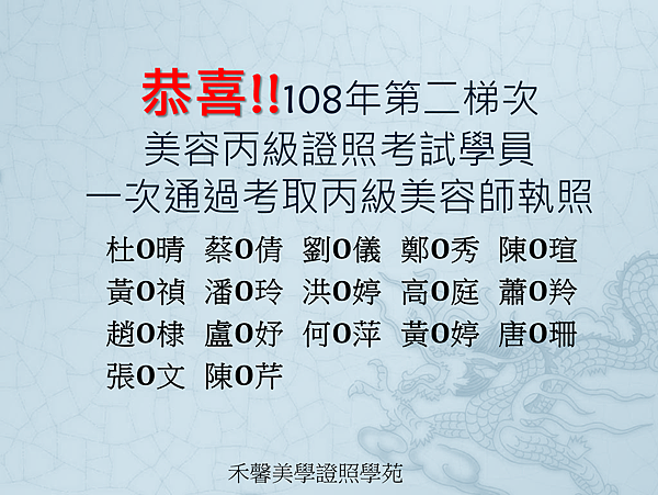 美容丙級保證班保證考取限時優惠