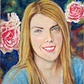 Portrait of Claudia in Pastel