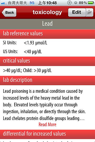 Lab Values +, Abb, Prefix/Suffix Medical Ref - Lead toxic - 1