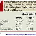 (K/DOQI) Guidelines for Calcium, Phosphorus, Calcium Phosphorus Product, and Intact Parathyroid Hormone