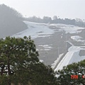 洪川大明渡假村的殘雪