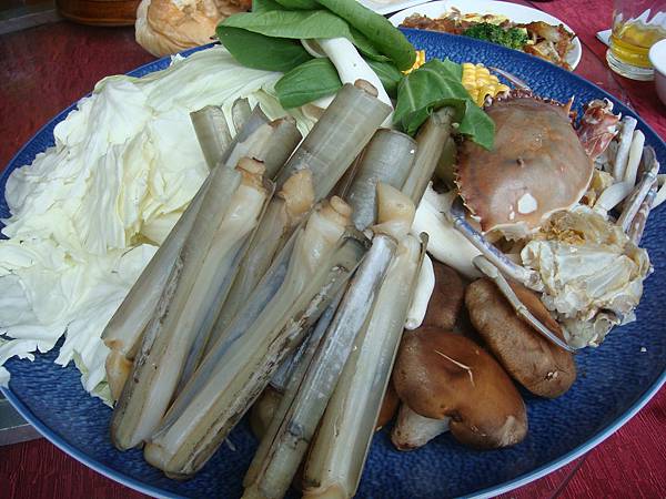 蔬菜牛奶鍋  食材