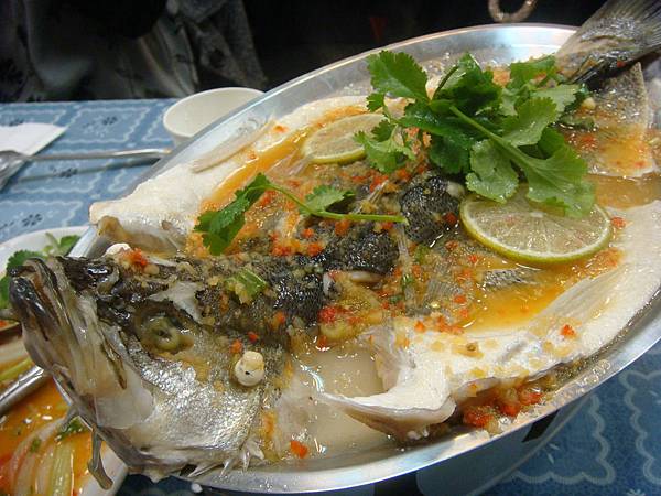 檸檬清蒸魚