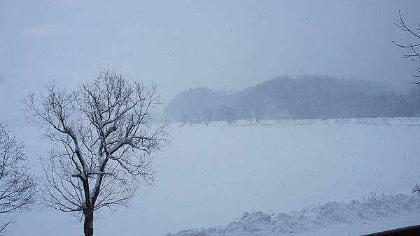 午餐時雪景