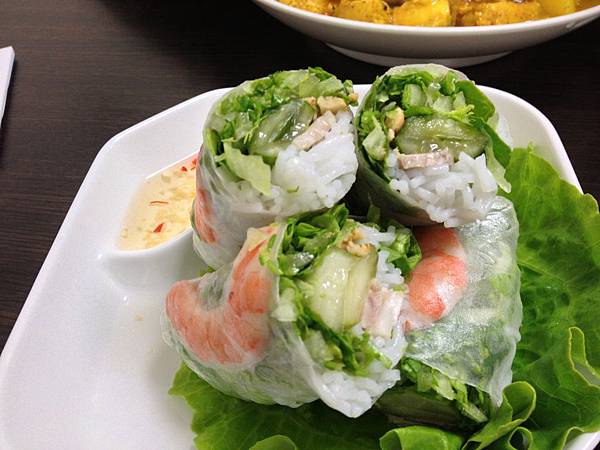 越式鮮蝦生菜春捲