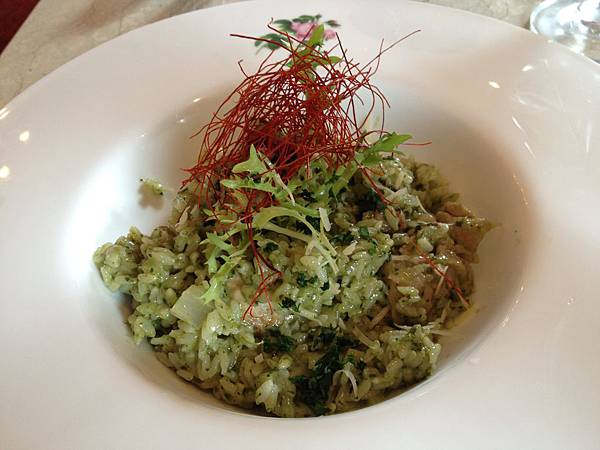 熱那亞青醬雞肉燉飯