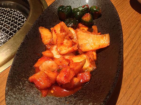 泡菜拼盤（小黃瓜、泡菜、蘿蔔）