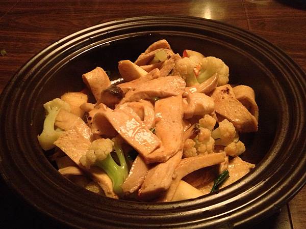 茭白花椰老豆腐 茭白花椰老豆腐