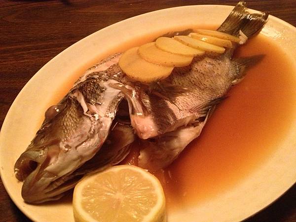 蒸野生海魚(花臉) 蒸野生海魚(花臉)