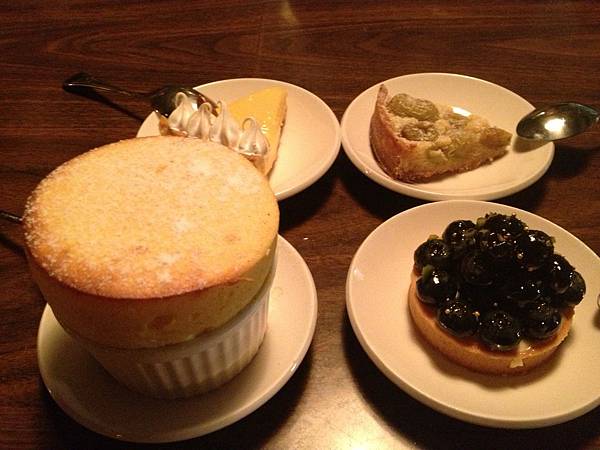 舒芙蕾&藍莓塔&檸檬派&白葡萄派 舒芙蕾&藍莓塔&檸檬派&白葡萄派