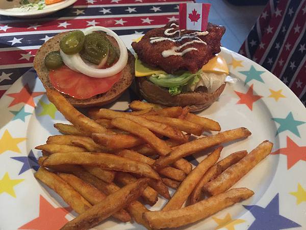 墨西哥酥炸雞腿堡