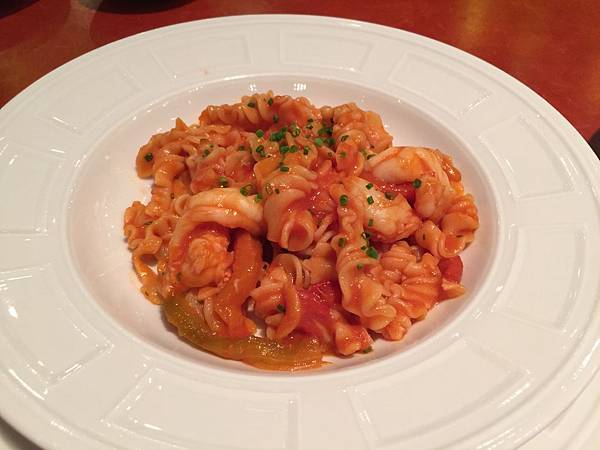 甜椒鮮蝦螺旋麵 甜椒鮮蝦螺旋麵