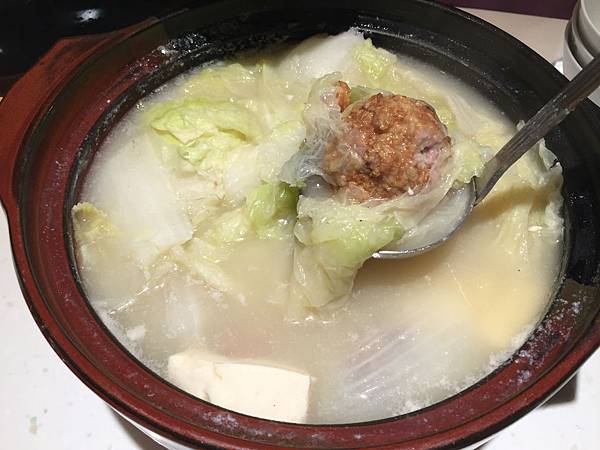 白菜獅子頭湯 白菜獅子頭湯