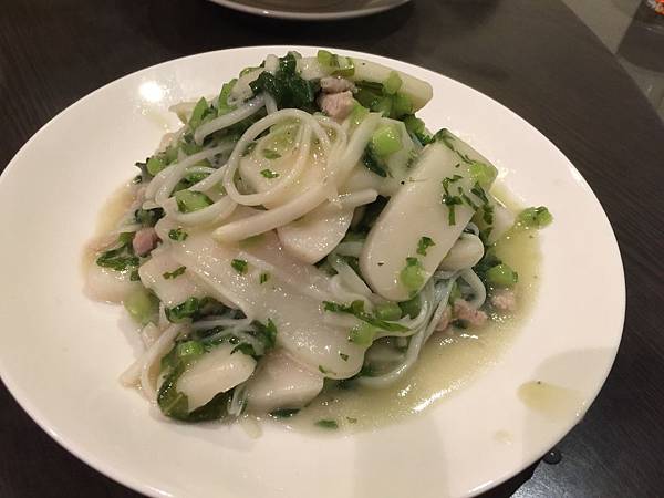 雪菜肉絲炒年糕