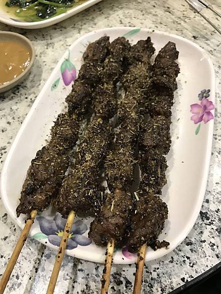 碳烤牛肉串