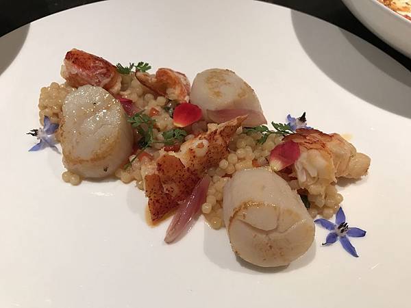 地中海扇貝龍蝦麵 地中海扇貝龍蝦麵