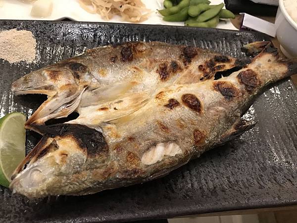 烤午仔魚定食