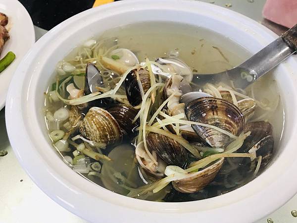 薑絲蛤仔湯200元