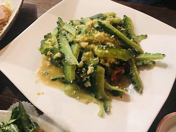 苦瓜炒鹹蛋150元