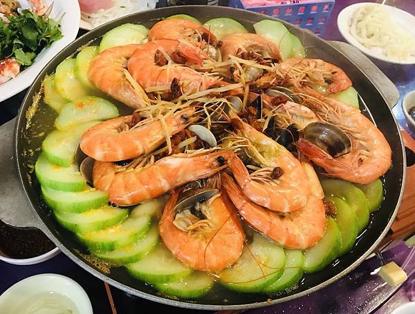 鮮蝦蛤蜊絲瓜 鮮蝦蛤蜊絲瓜