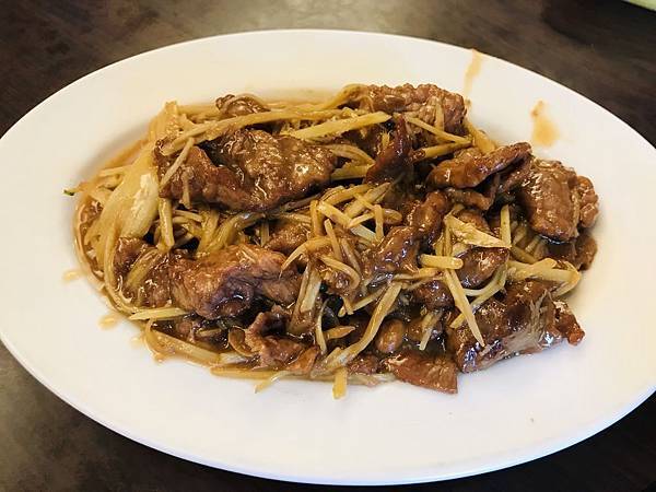 薑絲牛肉 薑絲牛肉