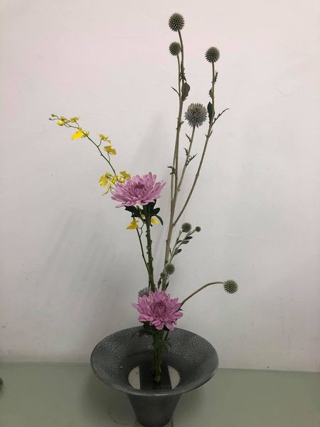 池坊第二堂課 生花新風體 華仔凡人部落格 痞客邦