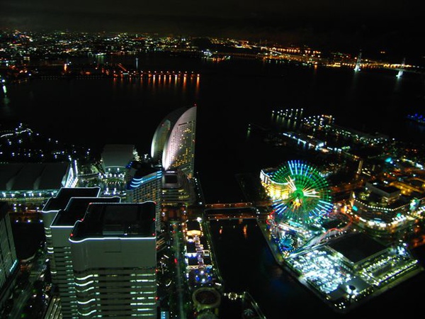 橫濱的夜景