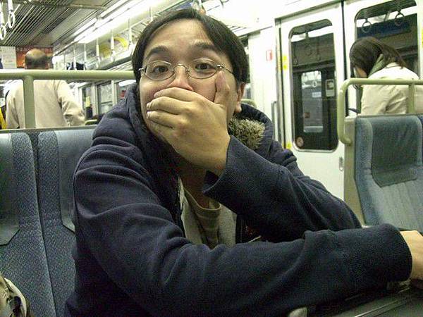 電車上~