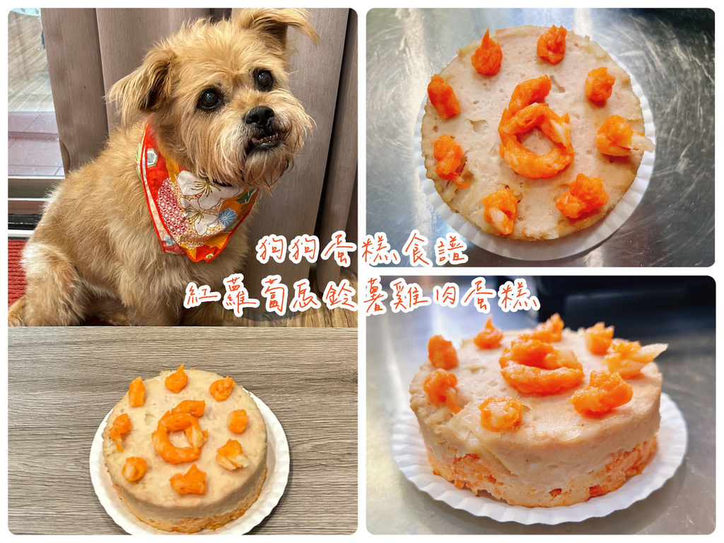 【毛小孩食譜】品妹6歲啦!自已在家做狗狗生日蛋糕|紅蘿蔔馬鈴