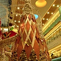 沙田新世界購物中心的聖誕樹