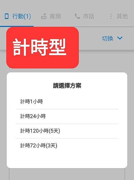 { 中華電信 } 如何在APP中 用預付卡餘額買網路~