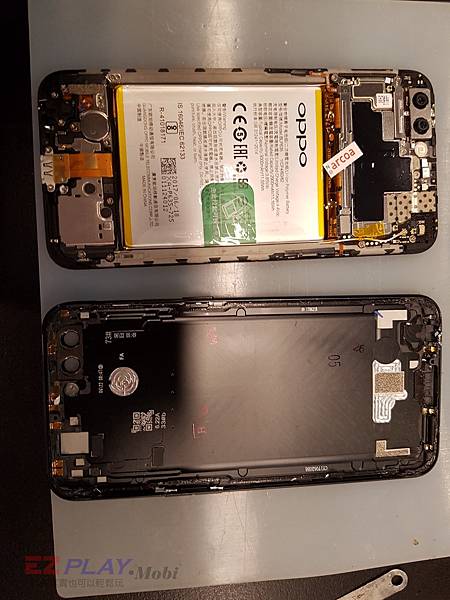 維修手機請看這，OPPO R11 故障，換電池 手機維修 螢