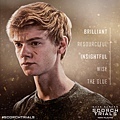 《移動迷宮：焦土試煉》紐特Newt  ／湯瑪士．桑斯特Thomas Brodie-Sangster 飾